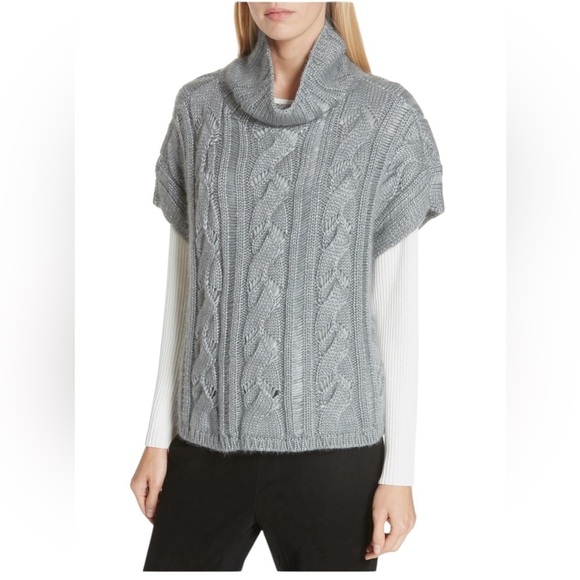Eileen Fisher Sweaters - EILEEN FISHER Cable Knit Turtleneck Sweater - Size XS